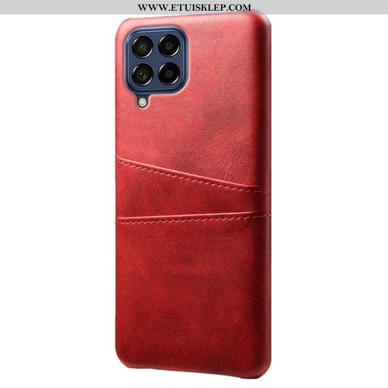 Etui do Samsung Galaxy M53 5G Etui Na Karty Z Efektem Skóry